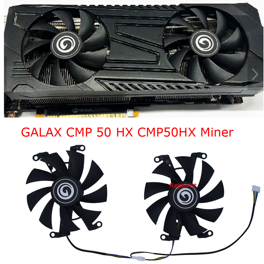 2 개/세트 그래픽 팬,GPU 냉각기,적용 대상 Nvi - Cmp 50Hx Mining Card 리뷰 및 가격